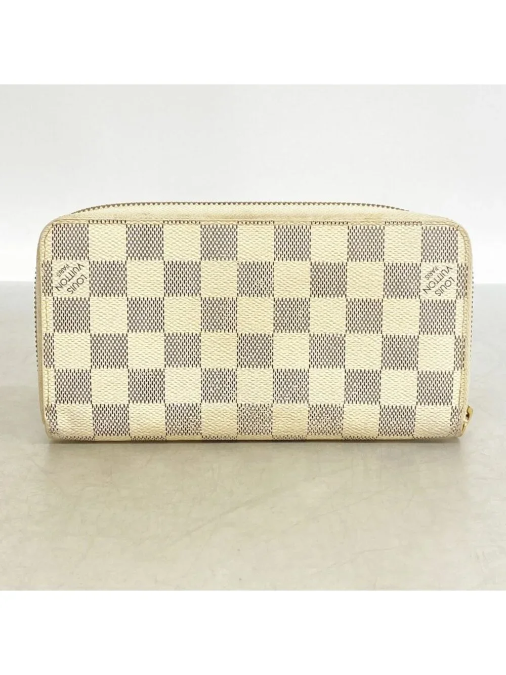 Louis Vuitton Wallet Damier Azur Zippy White